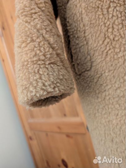 Шуба в стиле Тедди овчина