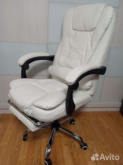 Компьютерное кресло белое бесплатная доставка