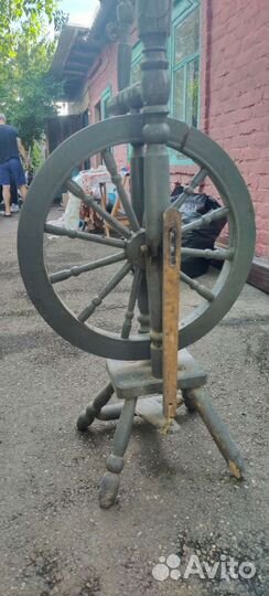 Прялка деревянная старинная