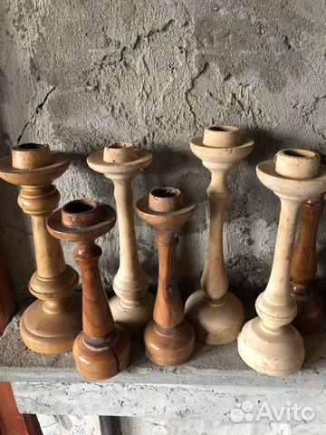 Подсвечник деревянный