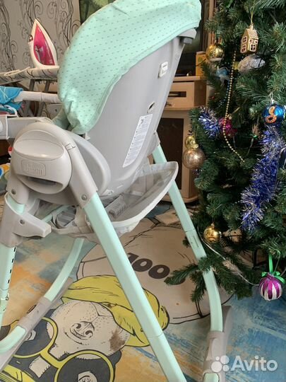 Стульчик для кормления chicco polly magic чикко
