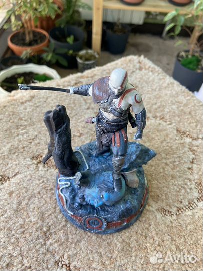 Фигурка Кратос god of war на 3D принтере