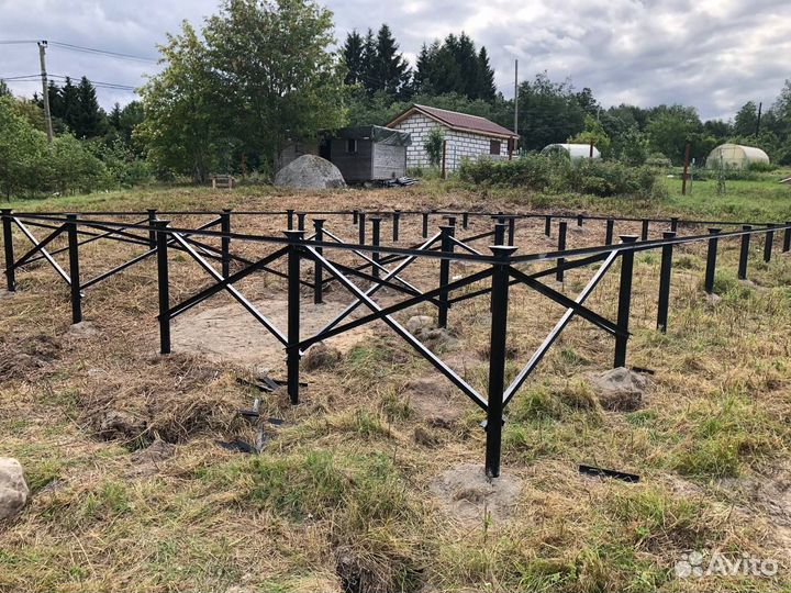 Винтовые сваи монтаж под ключ