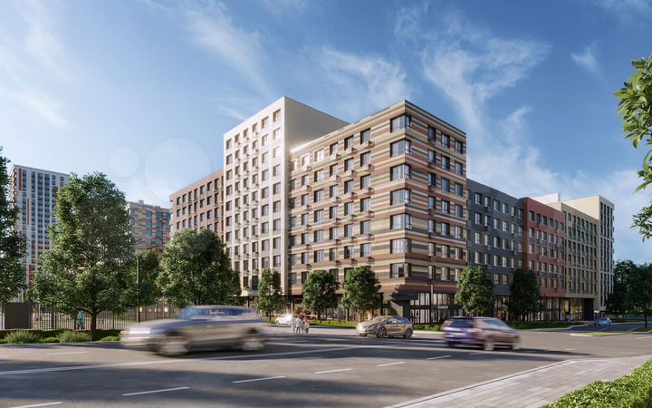 1-к. квартира, 45,6 м², 23/24 эт.