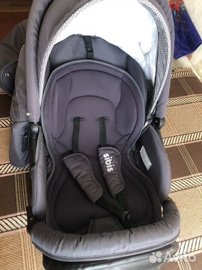 Коляска 3 в 1 rudis sibis