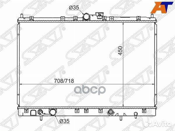 Радиатор Mitsubishi Chariot Grandis 97-03 MC0009