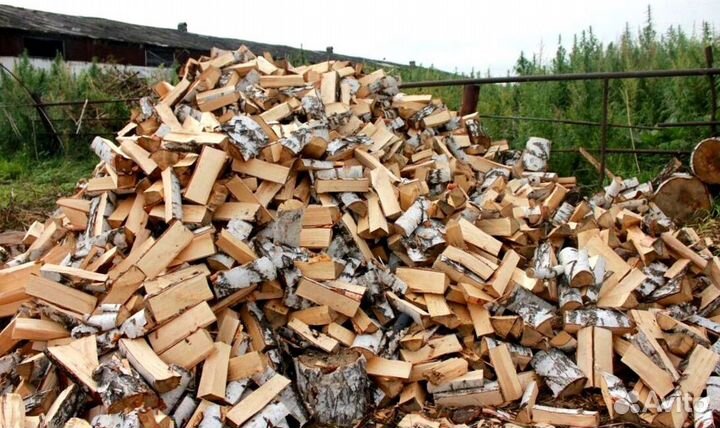 Дрова в мешках