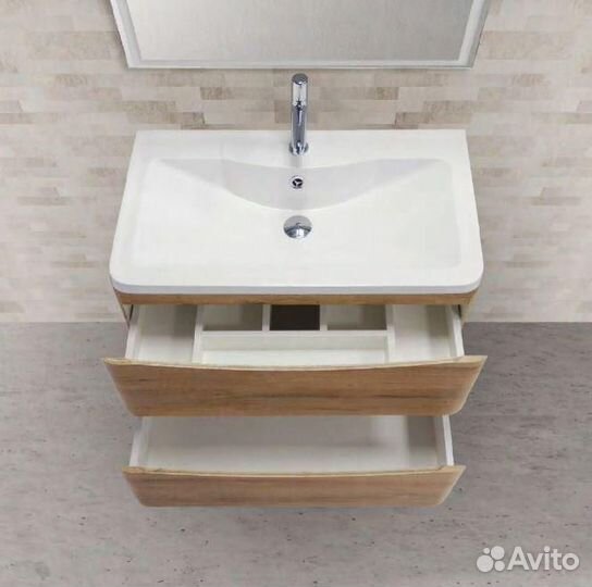 Тумба с раковиной BelBagno Acqua 90 подвесная, rov