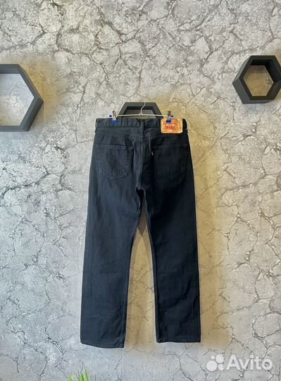 Плотные и широкие джинсы levis 501 s-m