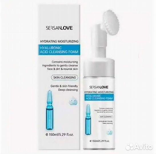 Пенки для умывания с массажными щёточками