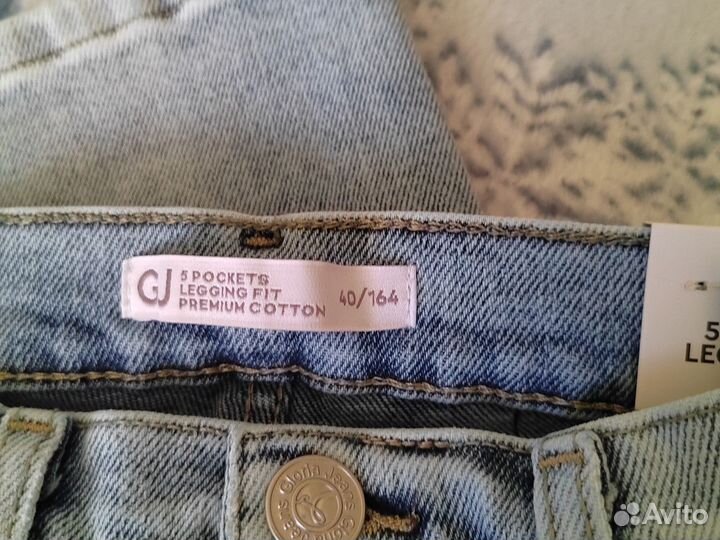 Джинсы узкие классические GJ