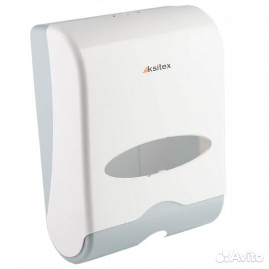 Диспенсер для бумажных полотенец в листах белый