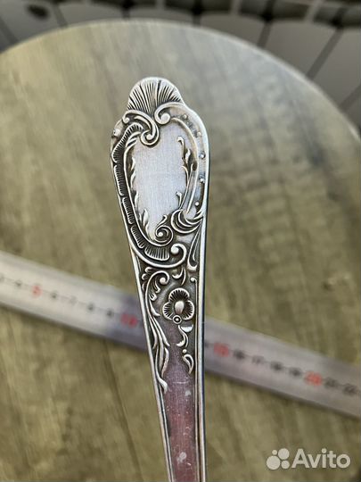 Вилка десертная серебро