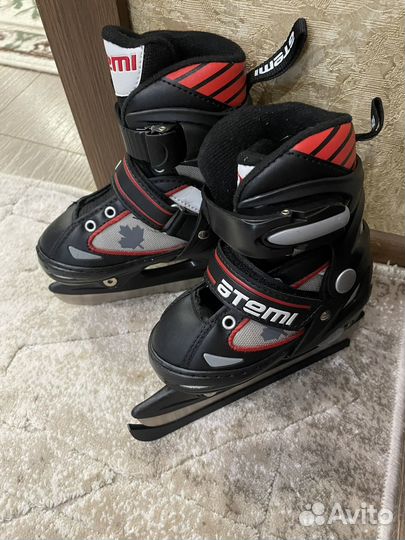 Коньки ледовые раздвижные