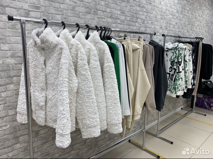 Вешалка напольная рейл