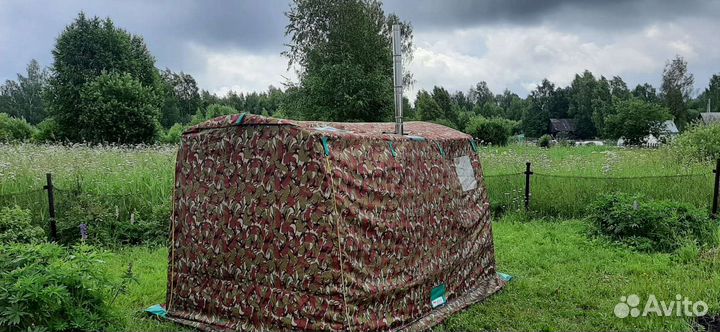 Мобильная баня палатка бу мобиба