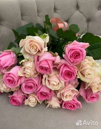 Цветы розы букет