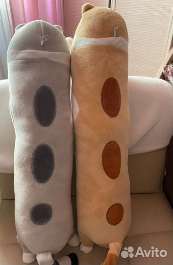 Мягкие игрушки кошка батон