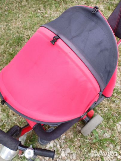 Детский прогулочный велосипед с родительскй ручкой