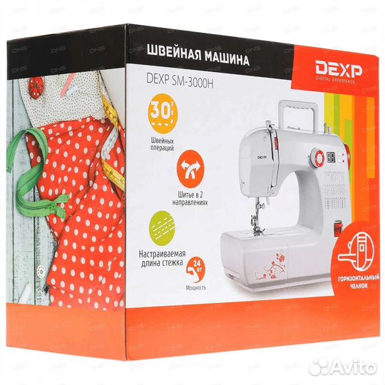 Швейная машина dexp SM-3000H новая
