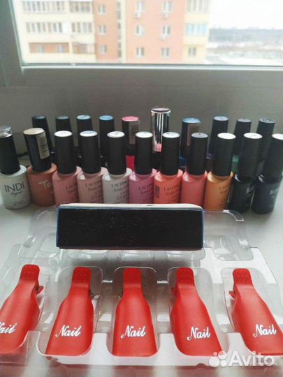 Гель лаки для ногтей набор 20 шт+допы