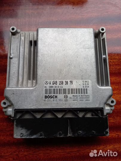 Эбу двигателя Mercedes