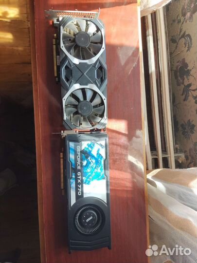 Две Видеокарты RX470/GTX770