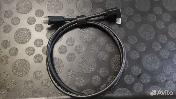 Кабель hdmi 2.0 60Hz угловой 1 метр