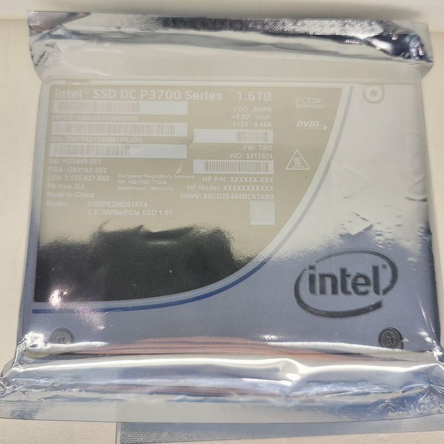 [P3700] Ssd Intel Dc 1.6 Тб Nvme P3700