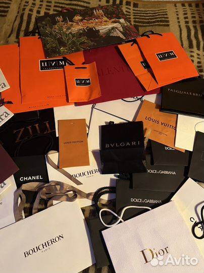 Пакеты и коробки брендовые