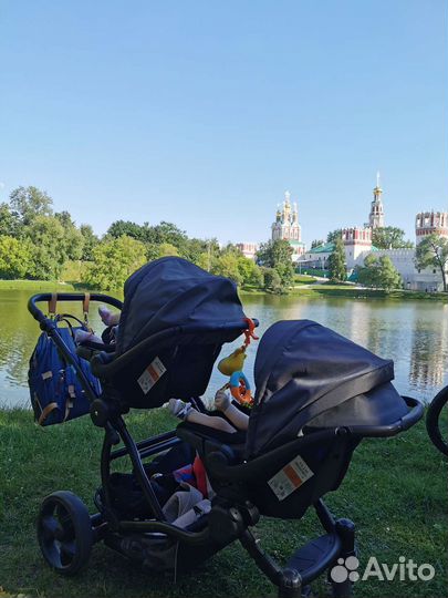 Коляска для двойни twinat duo 3 в 1, доставка
