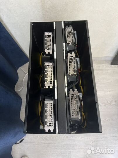 Корпус для фермы 6 карт cold case cryptone 6