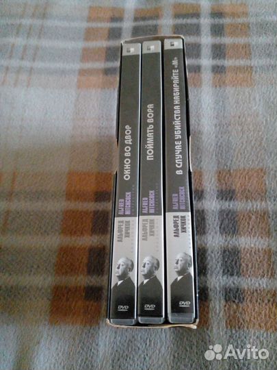 3 DVD. Alfred Hitchcock/Grace Kelly.Подарочный box