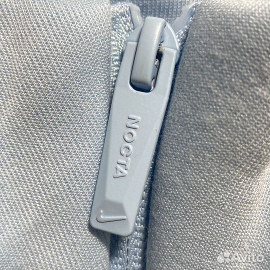 Зип худи nike tech fleece nocta голубая