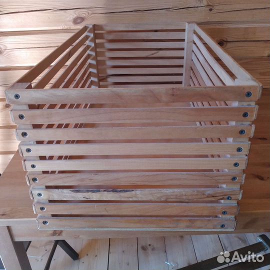 Ящики из массива ясеня, дуба, венге