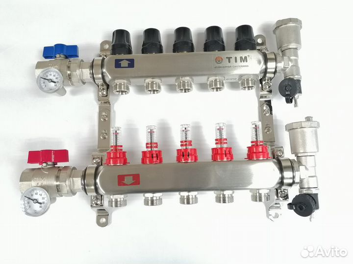 Коллекторная группа с расходомерами 1