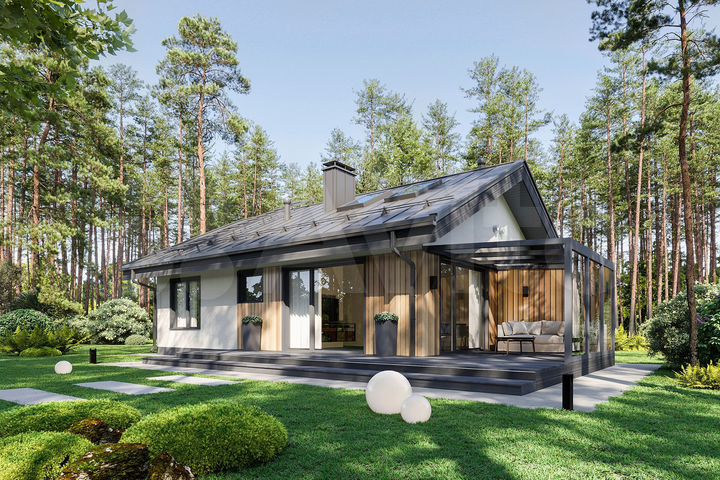 Дом 78,5 м² на участке 8 сот.