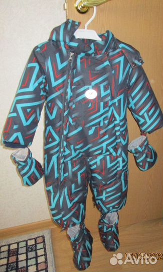 Зимний комбинезон 74-80 см
