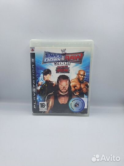 WWE SmackDown vs Raw 2008 PS3 (б/у, англ.)