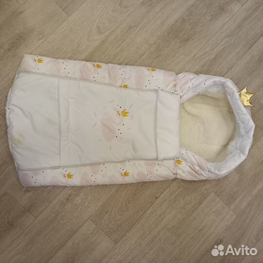 Конверт на выписку зимний для девочки