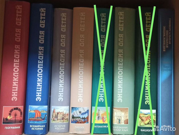 Энциклопедии, книги для учебы