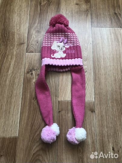 Шапка с длинными ушками