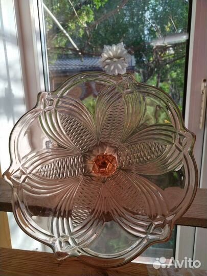 Ваза цветное стекло