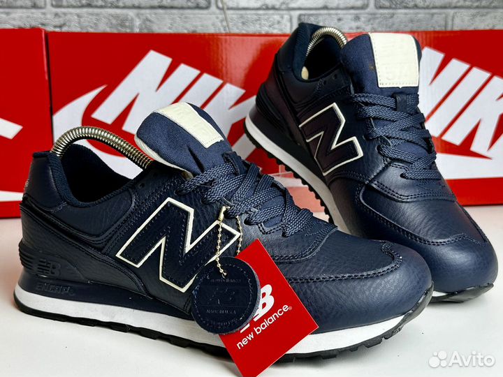 Кроссовки мужские New Balance 574 41-46 синие