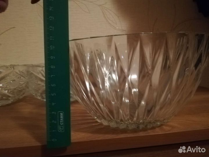 Салатник хрустальный