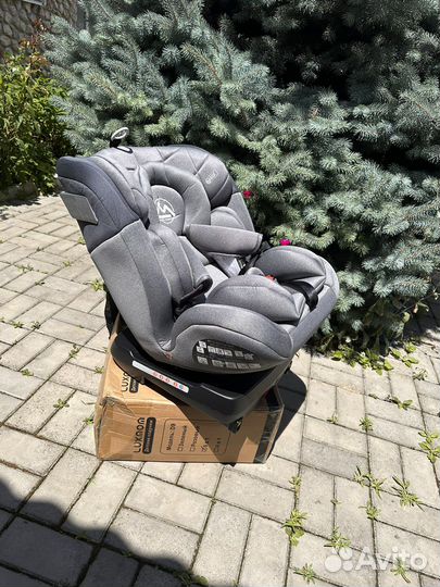 Детское автокресло luxmom 210 (серое )