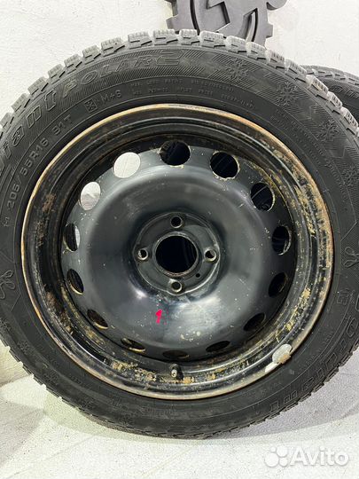 Колеса Зимние шипованные r16 Citroen Peugeot