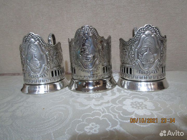 Подстаканники 50-х годов, эпохи СССР