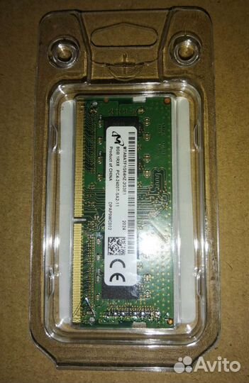 Модуль памяти 8GB DDR4 crucial ct8g4sfs824a