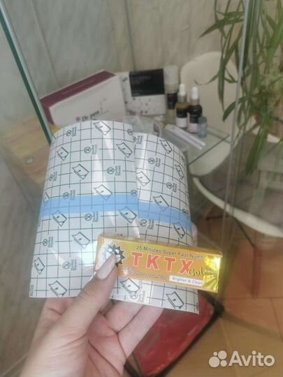 Анестезирующий крем tktx, обезболивающая пленка